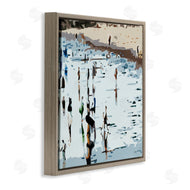 Beth Ann Lawson | People Standing on Coastline Nautical Beach Landscape