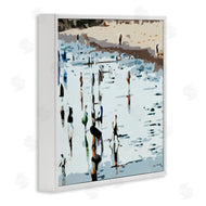 Beth Ann Lawson | People Standing on Coastline Nautical Beach Landscape