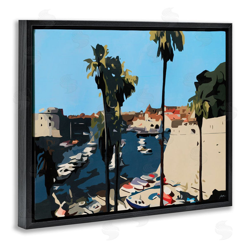 Beth Ann Lawson | Coastal City Boating Docks Tropical Palm Trees