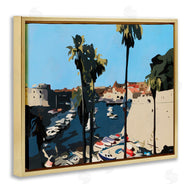 Beth Ann Lawson | Coastal City Boating Docks Tropical Palm Trees