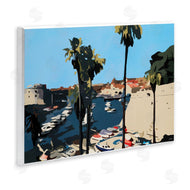 Beth Ann Lawson | Coastal City Boating Docks Tropical Palm Trees