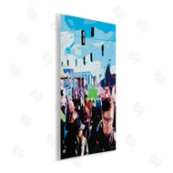 Beth Ann Lawson | People Parading in Street Soft Edge Abstraction