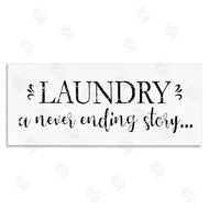 Victoria Brown | Laundry Never Ending Story Expression Cleaning Phrase