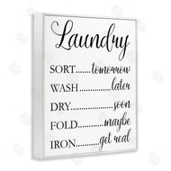 Victoria Brown | Laundry Room Schedule Humorous Cleaning Priorities