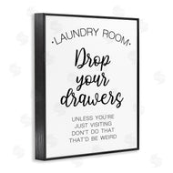 Victoria Brown | Drop Your Drawers Phrase Funny Laundry Sentiment