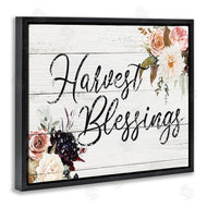 Victoria Brown | Harvest Blessings Phrase Pink Peony Floral Arrangements