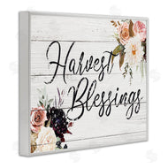 Victoria Brown | Harvest Blessings Phrase Pink Peony Floral Arrangements