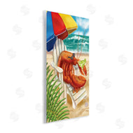 Shari Warren | Lobster in Beach Chair Drinking Margarita