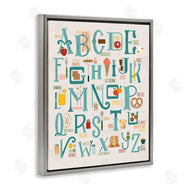 Zirkus Design | Alphabet of Foods Vintage Kitchen Letter Chart