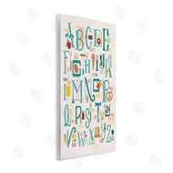Zirkus Design | Alphabet of Foods Vintage Kitchen Letter Chart