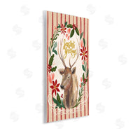 Zirkus Design | Seasons Greetings Holiday Wreath Soft Reindeer Portrait