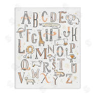 Zirkus Design | Nursery Animal Alphabet Chart