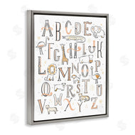 Zirkus Design | Nursery Animal Alphabet Chart