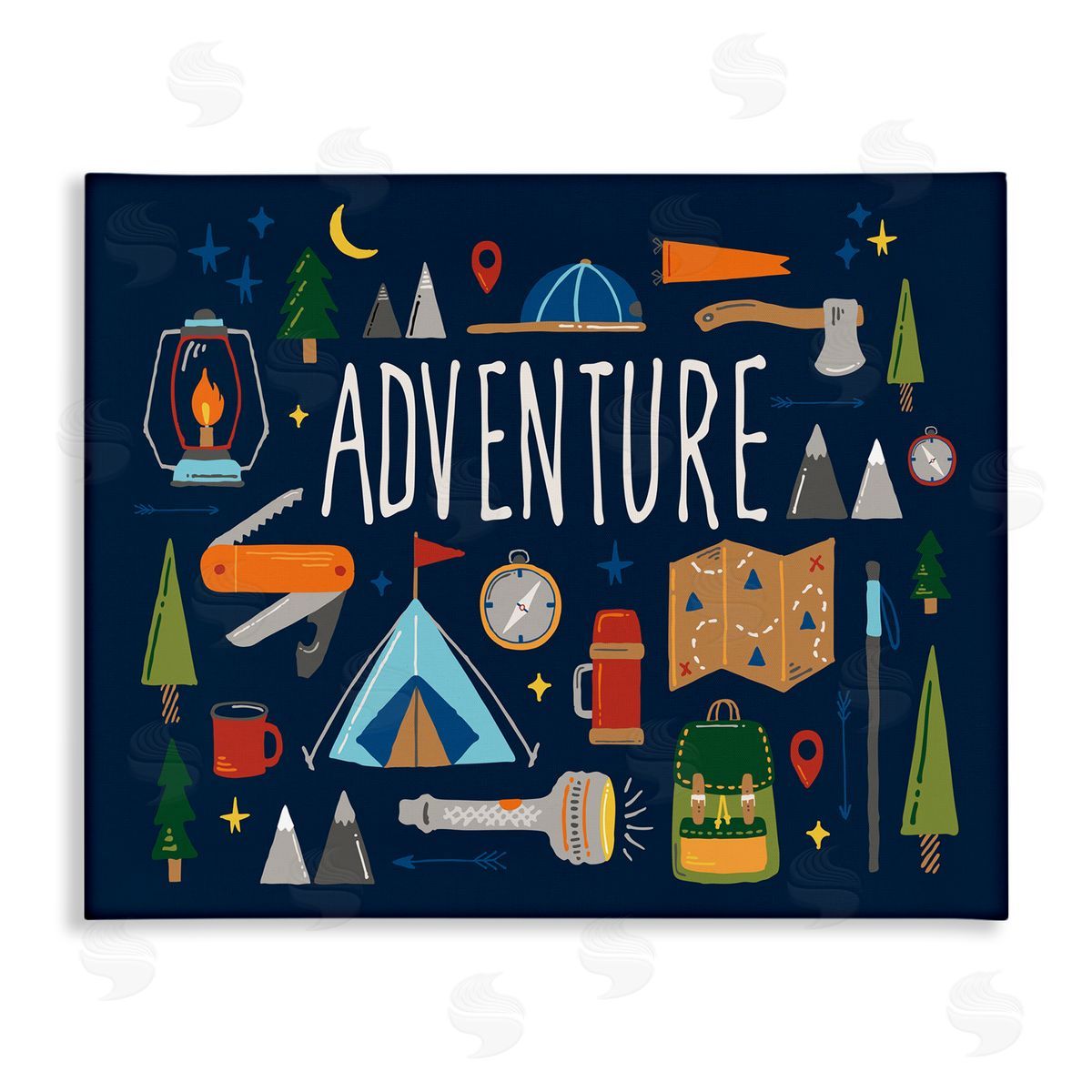 Zirkus Design Adventure Sentiment Outdoor Camping Necessities Canvas Wall Art
