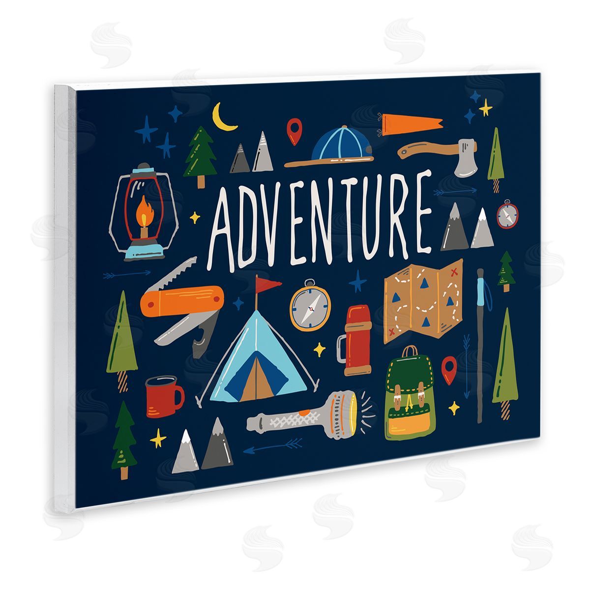 Zirkus Design Adventure Sentiment Outdoor Camping Necessities Wall Plaque Art