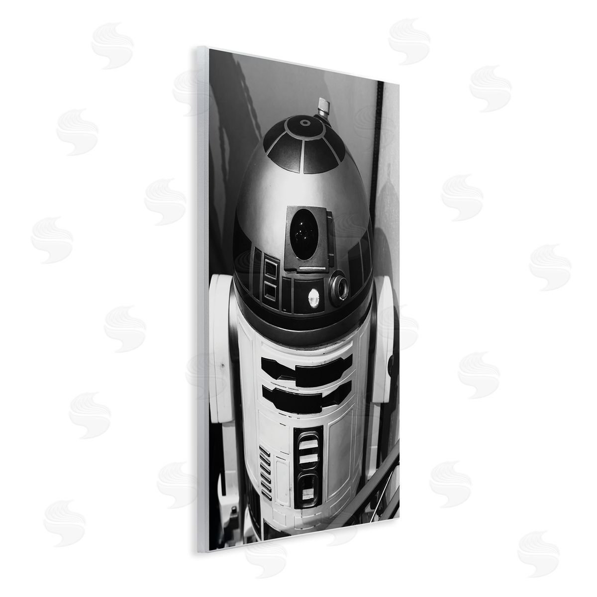 Nice Nshuti Science Fiction Robot Icon Black and White Photograph Wall Plaque Art