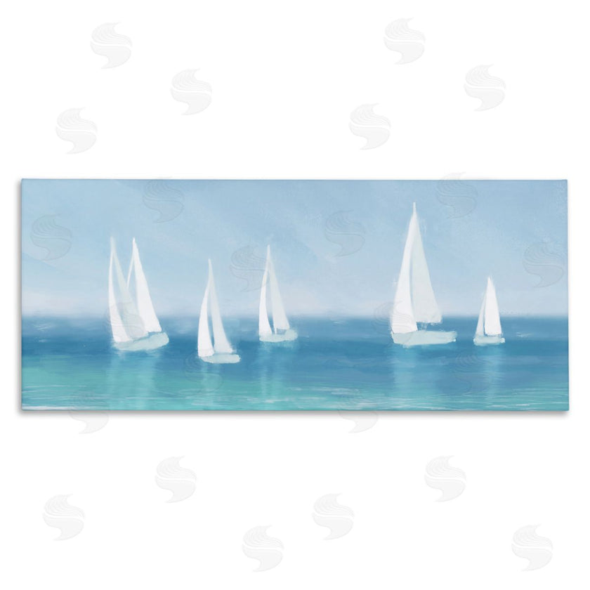 Dan Meneely | White Sail Boats Across Coast