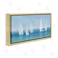 Dan Meneely | White Sail Boats Across Coast