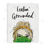Anna Quach | Feelin' Grounded Phrase Woman With Plant