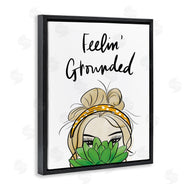 Anna Quach | Feelin' Grounded Phrase Woman With Plant