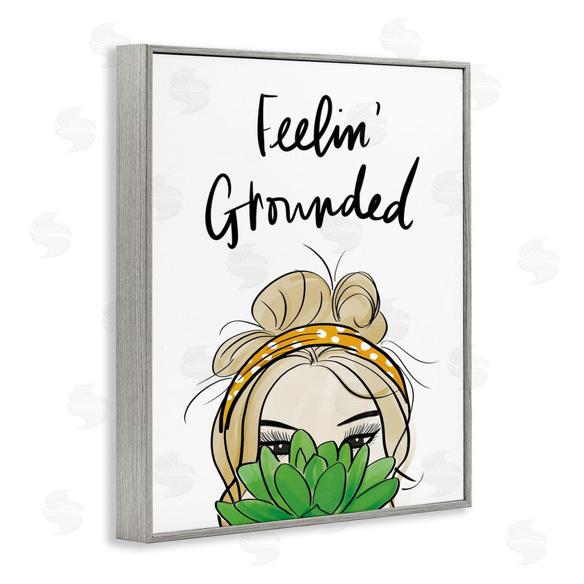 Anna Quach | Feelin' Grounded Phrase Woman With Plant