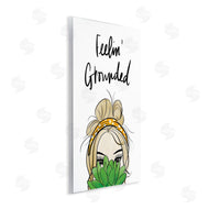Anna Quach | Feelin' Grounded Phrase Woman With Plant