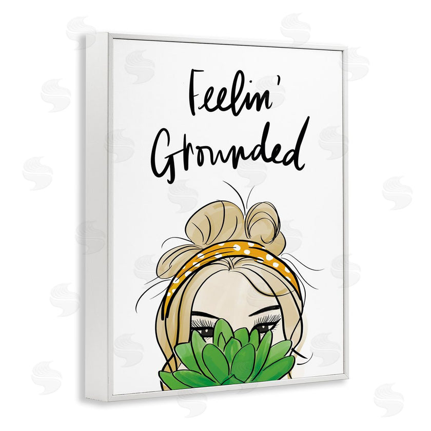 Anna Quach | Feelin' Grounded Phrase Woman With Plant