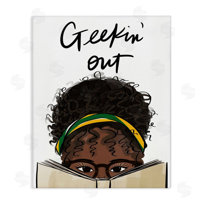 Anna Quach | Geekin' Out Phrase Woman Reading Book