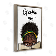 Anna Quach | Geekin' Out Phrase Woman Reading Book