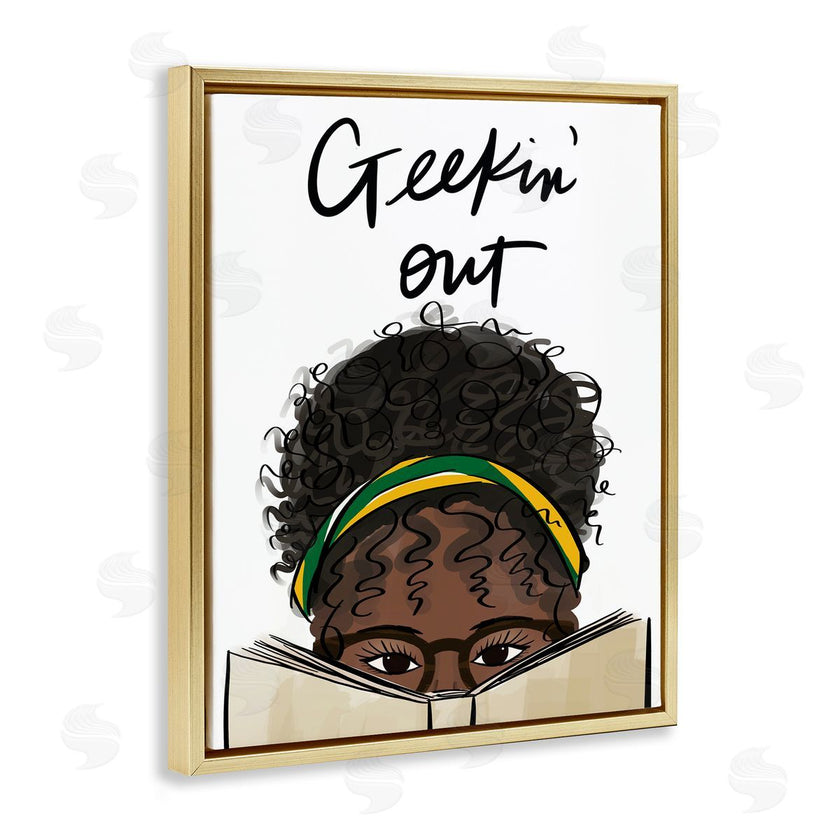 Anna Quach | Geekin' Out Phrase Woman Reading Book