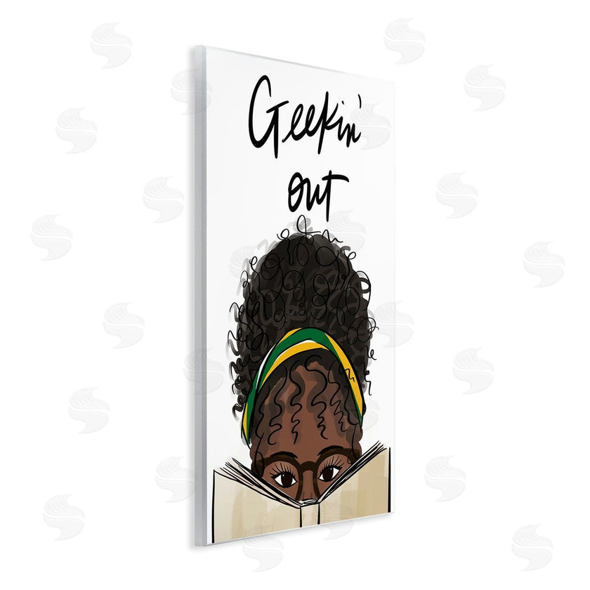 Anna Quach | Geekin' Out Phrase Woman Reading Book
