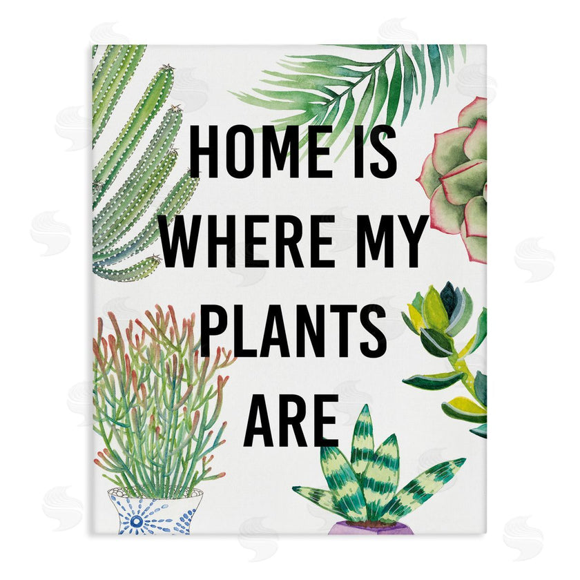 Studio W | Home Is Where Plants Are Phrase Potted Foliage
