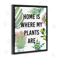 Studio W | Home Is Where Plants Are Phrase Potted Foliage