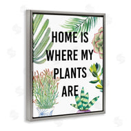Studio W | Home Is Where Plants Are Phrase Potted Foliage
