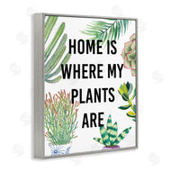 Studio W | Home Is Where Plants Are Phrase Potted Foliage