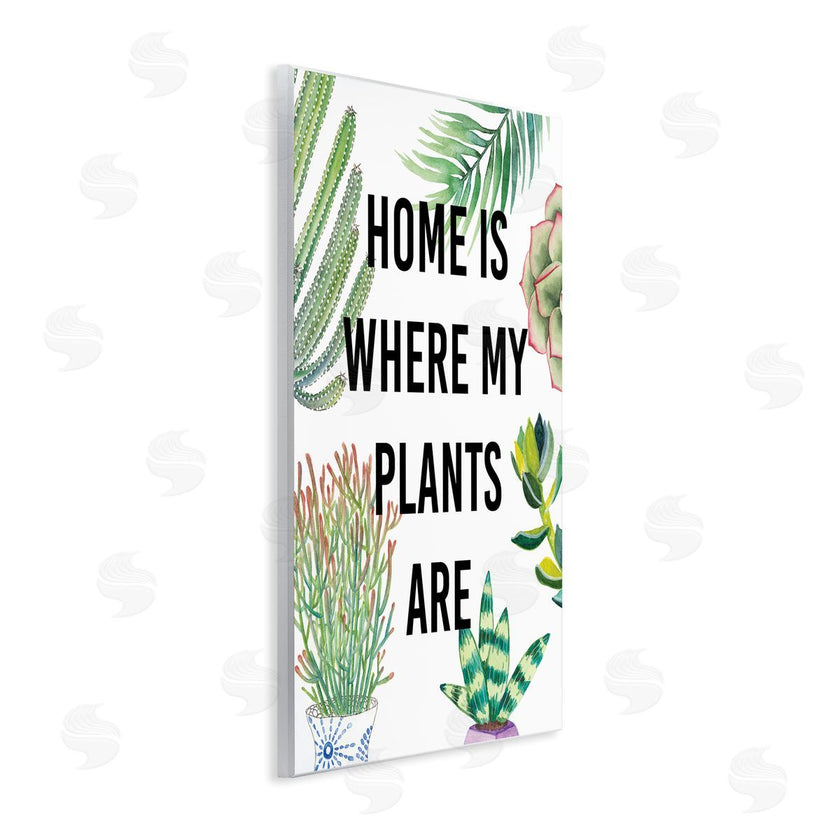 Studio W | Home Is Where Plants Are Phrase Potted Foliage