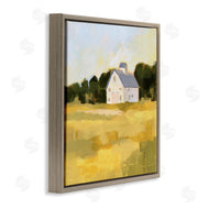 Victoria Borges | Golden Sky Country Farmhouse Landscape Open Field