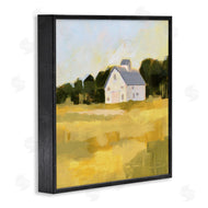 Victoria Borges | Golden Sky Country Farmhouse Landscape Open Field