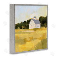 Victoria Borges | Golden Sky Country Farmhouse Landscape Open Field