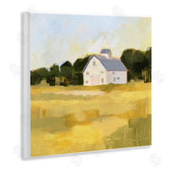 Victoria Borges | Golden Sky Country Farmhouse Landscape Open Field