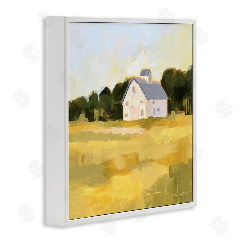 Victoria Borges | Golden Sky Country Farmhouse Landscape Open Field