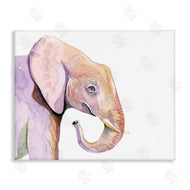 Alicia Ludwig | Happy Elephant Smile Purple Red Safari Animal