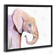 Alicia Ludwig | Happy Elephant Smile Purple Red Safari Animal
