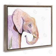 Alicia Ludwig | Happy Elephant Smile Purple Red Safari Animal