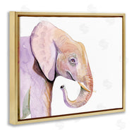 Alicia Ludwig | Happy Elephant Smile Purple Red Safari Animal