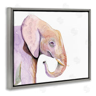 Alicia Ludwig | Happy Elephant Smile Purple Red Safari Animal