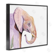 Alicia Ludwig | Happy Elephant Smile Purple Red Safari Animal