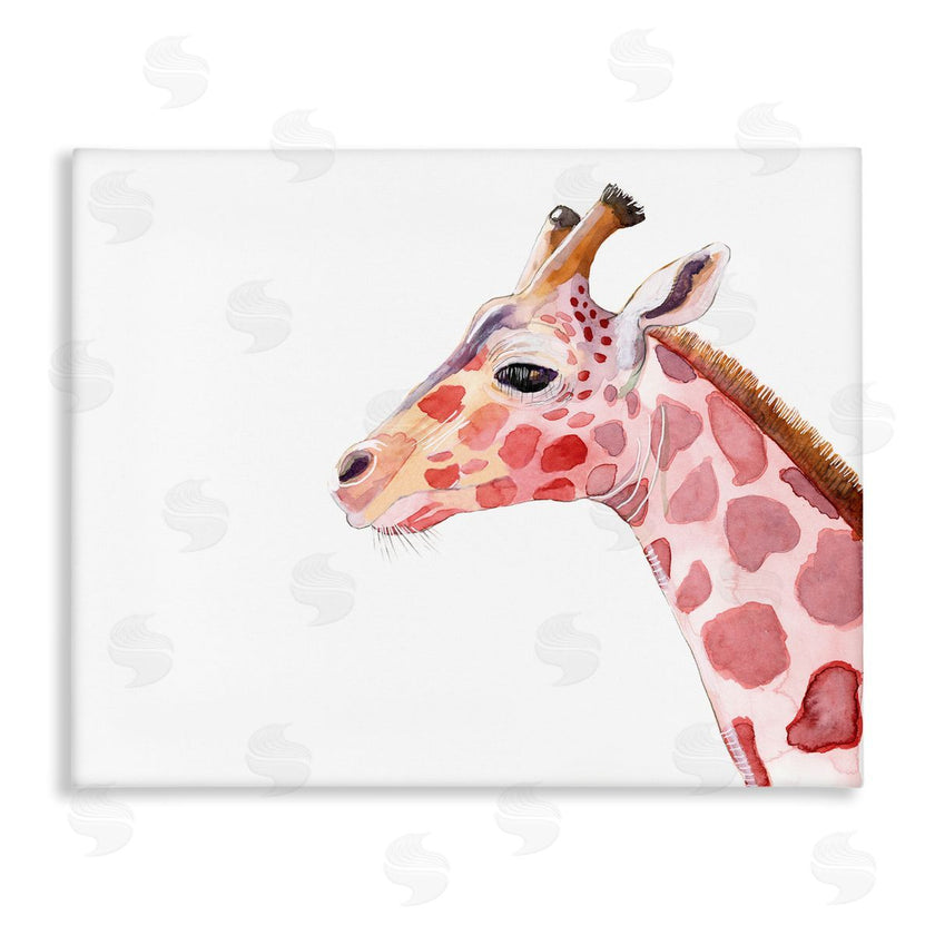Alicia Ludwig | Calm Giraffe Portrait Red Brown Safari Animal