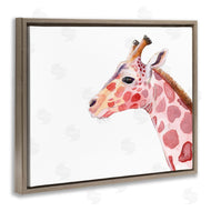 Alicia Ludwig | Calm Giraffe Portrait Red Brown Safari Animal