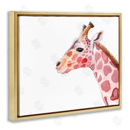 Alicia Ludwig | Calm Giraffe Portrait Red Brown Safari Animal